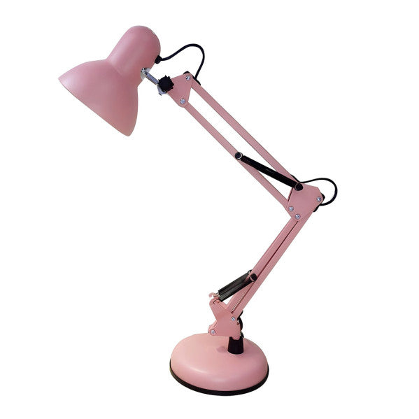 Flexo Articulado Viar 1xe27 Rosa 55x12,5x14cm