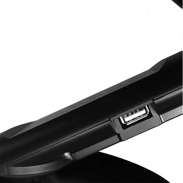 Flexo Clase 7w 3000-4500-6000k Negro 595lm Usb  Temporizador,tactil,int.reg,40x19x32,5cm