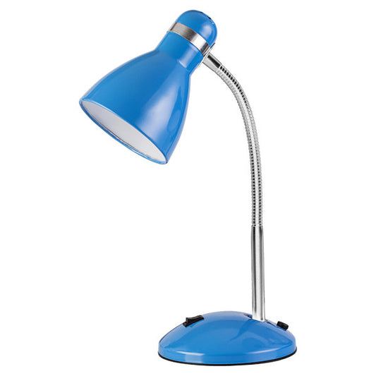 Flexo Lazulita 1xe27 Azul/cromo 38x23x14,5 Cm