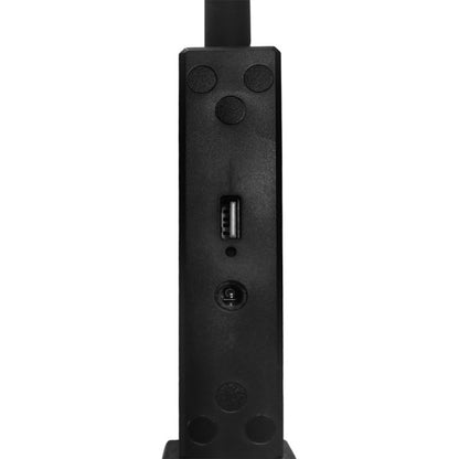 Flexo Pandeo 7w 3000-4500-6000k Negro 595lm Usb  Tactil,memoria,int.regulable 62x17,5x17,5cm
