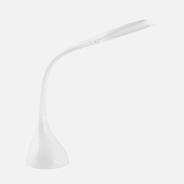 Flexo Rilke Blanc 8w 595lm 5000k Reg.intens.tactil Flexible Orientable 45x13,5x33 Cm