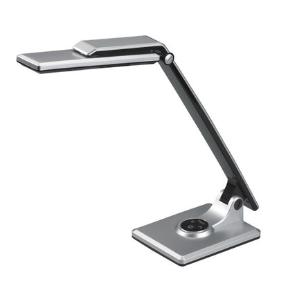 Flexo Vinchi Plata/negro 9w 630lm 4500k Tactil Regulable Intensidad Articulable 41,9x23x27,6 Cm