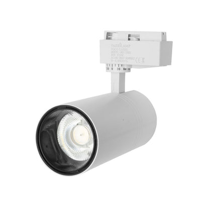 Foco Carril 20w 4000k Anzo Blanco 1800lm 36º Orientable 330º Regx18x6,2 Cm