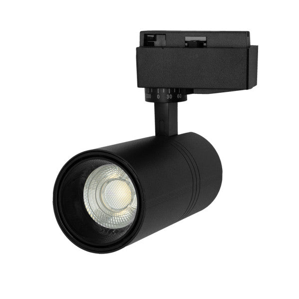 Foco Carril 30w 2700k Anzo Negro 2700lm 36º Orientable 330º Regx22x7,5 Cm