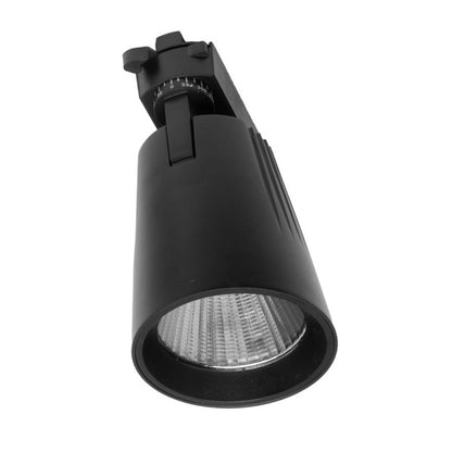 Foco Carril 30w 2700k Telma Negro 2700lm 36º Orientable 330º Regx19x9 Cm