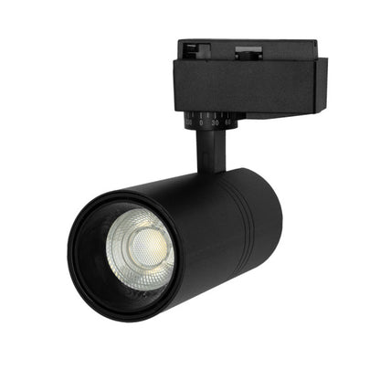 Foco Carril 30w 4000k Anzo Negro 2700lm 36º Orientable 330º Regx22x7,5 Cm