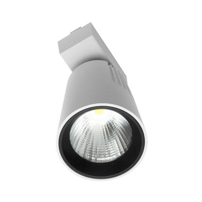 Foco Carril 30w 4000k Telma Blanco 2700lm 36º Orientable 330º Regx19x9 Cm