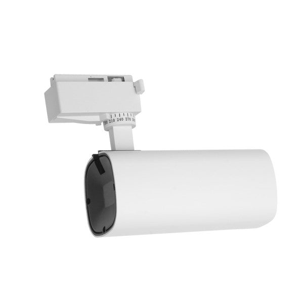 Foco Carril 30w 6000k Alfil Blanco 2700lm 36º Orientable 330º Regx19x7,5 Cm