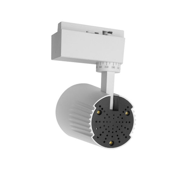 Foco Carril 30w 6000k Telma Blanco 2700lm 36º Orientable 330º Regx19x9 Cm