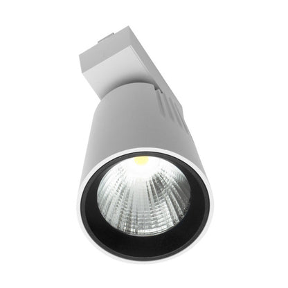 Foco Carril 40w 2700k Telma Blanco 3600lm 36º Orientable 330º Regx21x10,5 Cm