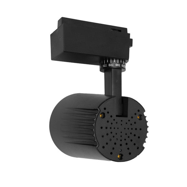 Foco Carril 40w 4000k Telma Negro 3600lm 36º Orientable 330º Regx21x10,5 Cm