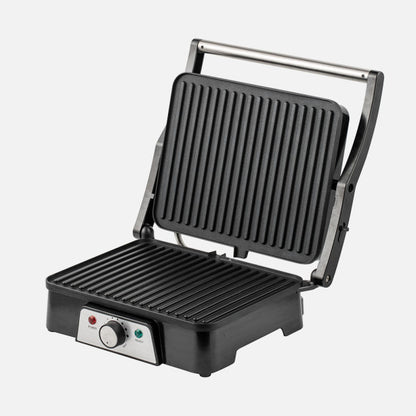 Grill Parrilla Embrujo 1600w Negro Apertura 180º Placa 29x23cm Antiadh.ac.inox.tacto Frio 15,5x33x30cm