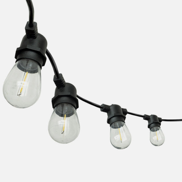 Guirnalda Luces Exterior Verbena 5m 10xe27led 10w 4000k Bombillas Reemplazables E Interconectable Ip44