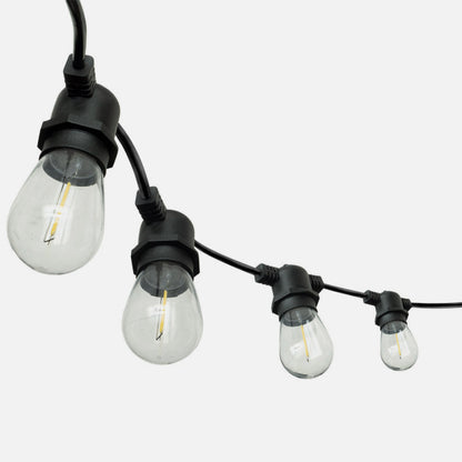 Guirnalda Luces Exterior Verbena 5m 10xe27led 10w 4000k Bombillas Reemplazables E Interconectable Ip44