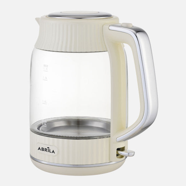 Hervidor De Agua Elec.durazno Beis 1,7l 2200w Base Giratoria Tacto Frio,apagado Automatico.seguridad 24,5x23x15,5cm