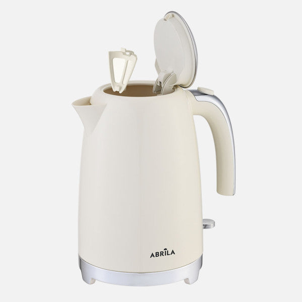 Hervidor De Agua Elec.yuka Beis 1,7l 2200w Base Girat.oria Tacto Frio,apagad.autom.seguridad 25x22x15,5cm