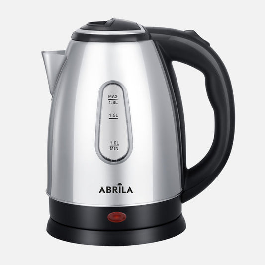Hervidor De Agua Elect.arabigo Negro/plata 1,8l 1500w  Base Giratoria,apagado Automatico 24,5x22x16cm