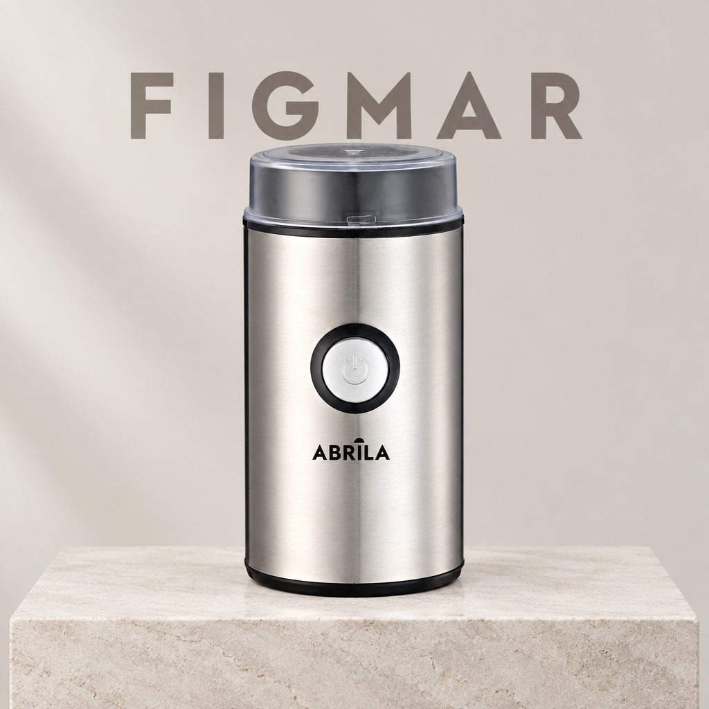 Molinillo de café Liberto de acero con fondo Figmar