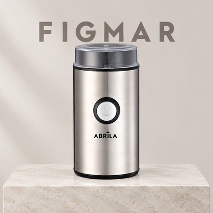 Molinillo de café Liberto de acero con fondo Figmar