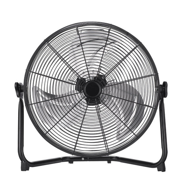 Industrial Fan Midas 120w Black/Chrome 55d 3 Speeds,Adjustable 59x62x22 Cm