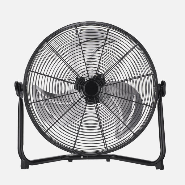 Industrial Fan Midas 120w Black/Chrome 55d 3 Speeds,Adjustable 59x62x22 Cm