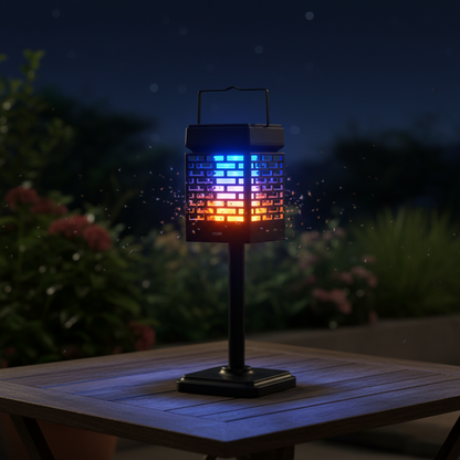 Lámpara Solar Mata Insectos Recargable 5W UV 39h IP44 30m² Coati Simon | Suministros Figmar
