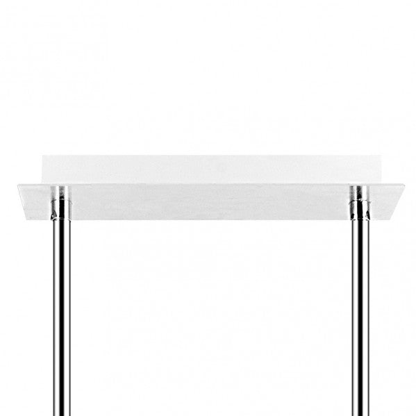 Lampara Ciudad Del Cabo 4l 24w 4000k  Blanco/plata Regx85x15 Cm 1920 Lm