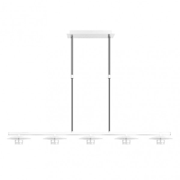 Lampara Ciudad Del Cabo 5l 30w 4000k  Blanco/plata Regx104x15 Cm 2400 Lm