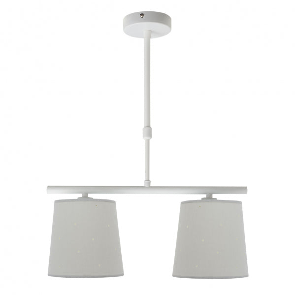 Lampara Consciencia 2xe14 Gris Regx39x16 Cm