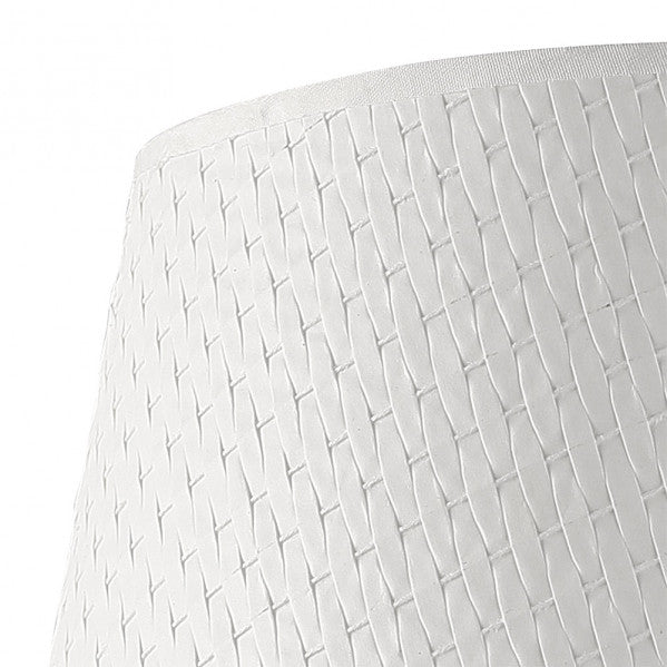 Lampara Crasas 3xe14 Blanco/oro Regx49x49 Cm