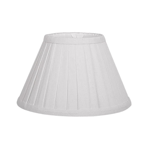 Lampshade Conical Pleated Gracia Clip Beige (14x8x9.5)