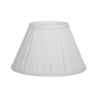 Lampshade Conical Pleated Gracia Clip Beige (14x8x9.5)