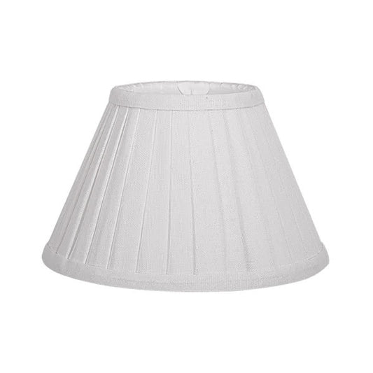 Lampshade Conical Pleated Gracia Clip Beige (14x8x9.5)