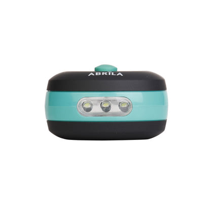 Linterna Led Cob Flash C/gancho E Iman Negro/verde 200lm 9,5x6x3,5cm Compact 3xaaa Incluida