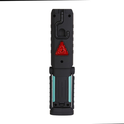 Linterna Led De Trabajo Foton 3en1 Encendido+2cob+emergencia 300lm Base Magnetica Y Gancho Giratorio