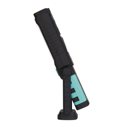 Linterna Led De Trabajo Foton 3en1 Encendido+2cob+emergencia 300lm Base Magnetica Y Gancho Giratorio