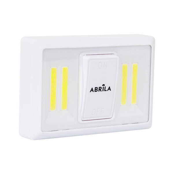 Luz De Armario Led Cob Umbral 200lm C/interruptor 3x11,5x7,5cm Iman, Adhesivo Y Colgar