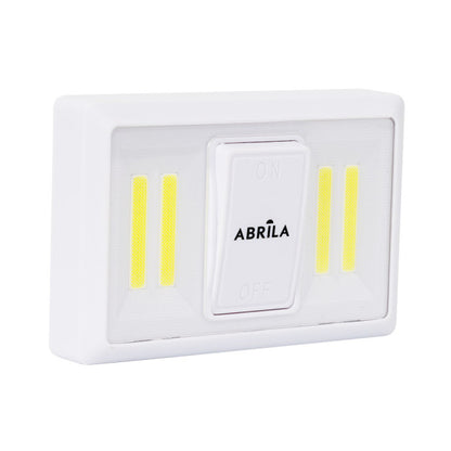 Luz De Armario Led Cob Umbral 200lm C/interruptor 3x11,5x7,5cm Iman, Adhesivo Y Colgar