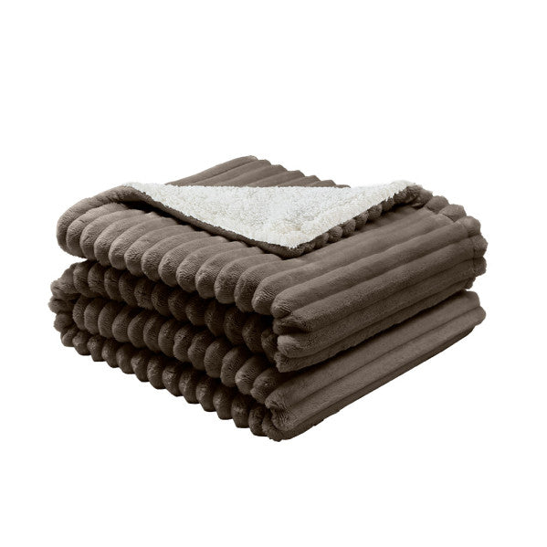 Manta Elect. Jaraiz Marron/blanco 160w 160x120cm 9nivel Autoapagado, Protec.seg.,lavable