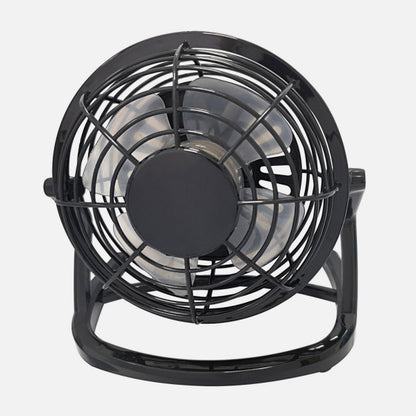 Miniventilador Sobremesa Tango 2,5w 5v Negro 14,5x14,5x10 Cm Orientable Alimentacion Mediante Puerto Usb