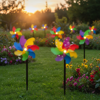 Molinillo Solar Decorativo LED Jardín Encendido Automático Galix