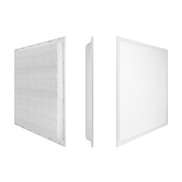 Panel Led 40w 6500k Piraña Blanco 4400lm  3x59,5x59,5cm Corte 59x59cm Ip20