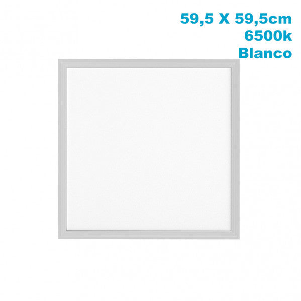 Panel Led 48w 6500k Lino Blanco 4800lm  1x59,5x59,5 Cm Corte 59x59 Cm