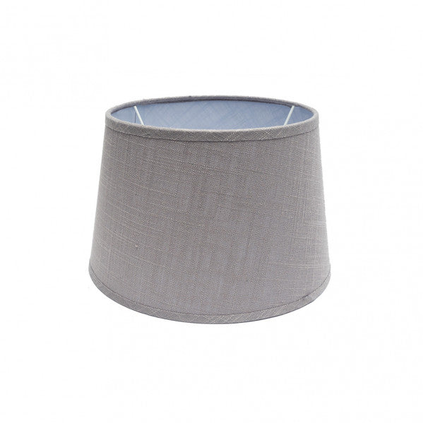 Pantalla Agueda E27 Gris 30dx22dx17h Conica Abierta