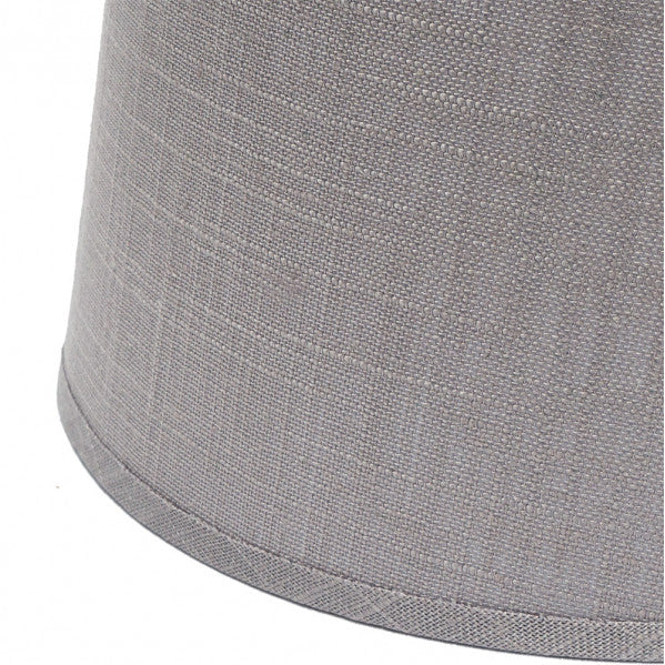 Pantalla Agueda E27 Gris 35dx25dx20h Conica Abierta