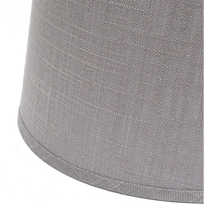 Pantalla Agueda E27 Gris 35dx25dx20h Conica Abierta