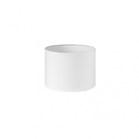 Pantalla Cilindrica Dori E27 Blanca 25Dx25dx20h Cm Tejido Popelin