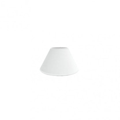Pantalla Clara E27 Blanca 18dx10dx12h Conica Cerrada