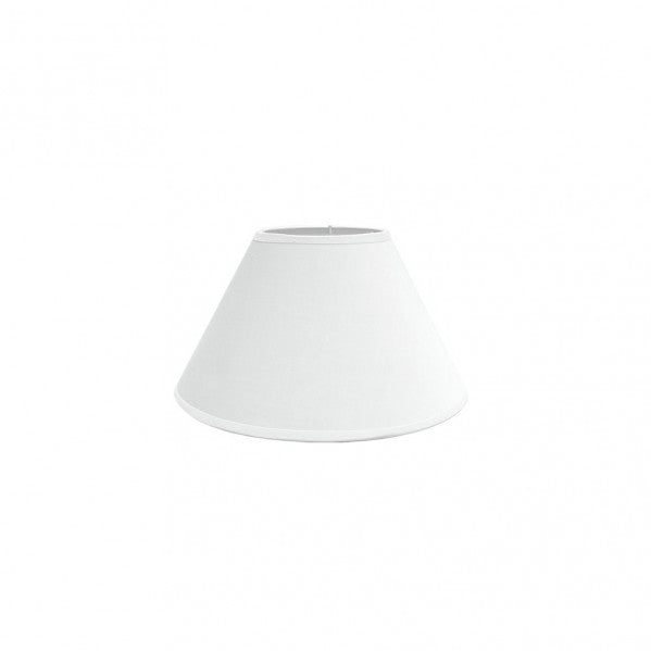 Pantalla Clara E27 Blanca 25dx11dx16h Conica Cerrada
