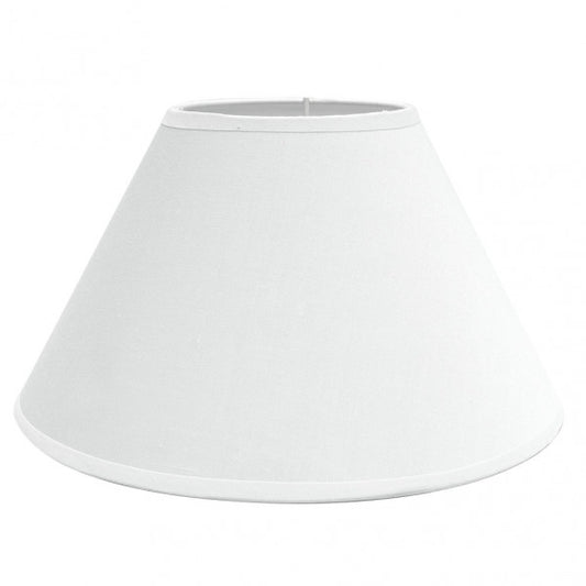 Pantalla Clara E27 Blanca 45dx23dx29h Conica Cerrada